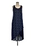 Inside Out Polka Dots Blue Casual Dress Size M - photo 1