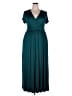 Ouges Teal Casual Dress Size XXL - photo 1