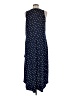 Inside Out Polka Dots Blue Casual Dress Size M - photo 2
