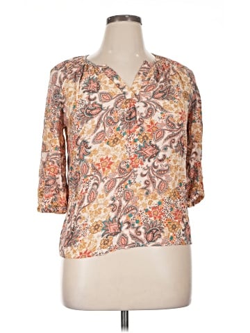 Ava Christine 3/4 Sleeve Blouse (view 1)