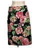 Talbots Floral Black Casual Skirt Size 8 - photo 1