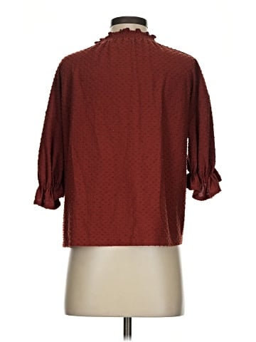 TeXTURE & THREAD Madewell 3/4 Sleeve Blouse (view 2)