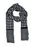 Unbranded Checkered-gingham Black Scarf One size - photo 1