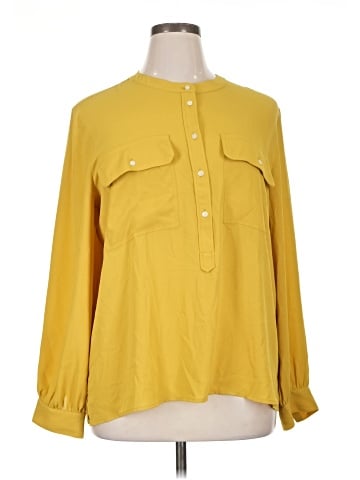 Ann Taylor LOFT Long Sleeve Blouse (view 1)