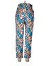 Zara Floral Blue Casual Pants Size L - photo 1