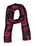 Unbranded Floral Burgundy Teal Scarf One size - photo 1