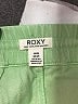 Roxy 100% Cotton Solid Green Shorts Size S - photo 3