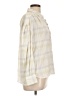 Faherty Ivory Long Sleeve Blouse Size L - photo 4