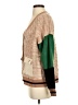 Central Park West Color Block Brown Cardigan Size S - photo 5