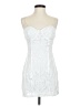 Lulus 100% Polyester White Cocktail Dress Size XXS (estimated) - photo 1