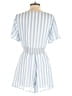 Pink Lily Stripes Blue Romper Size S - photo 2