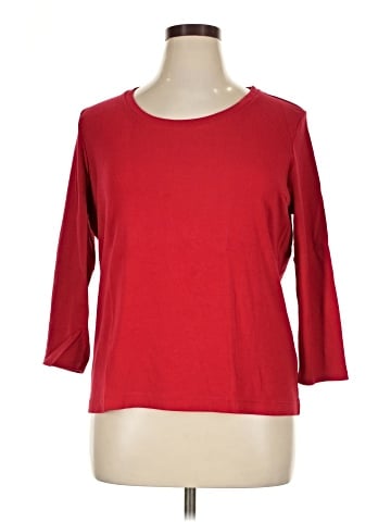 Lands' End 3/4 Sleeve T-Shirt (view 1)