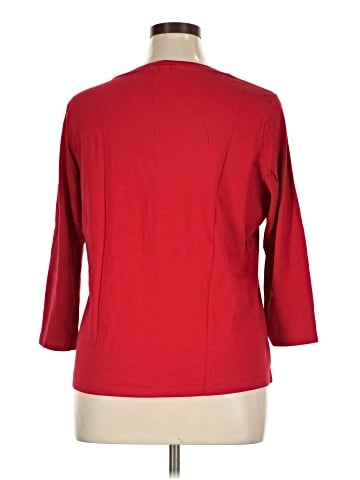 Lands' End 3/4 Sleeve T-Shirt (view 2)