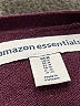 Amazon Essentials Burgundy Cardigan Size M - photo 7