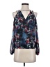 Bebe 100% Polyester Blue Sleeveless Blouse Size XXS - photo 1