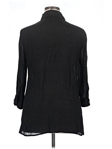 Alfani 3/4 Sleeve Button-Down Shirt (view 2)