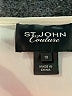 St. John Ivory Short Sleeve Blouse Size 10 - photo 7