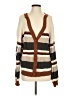 Central Park West Stripes Brown Sweater Vest Size S - photo 1