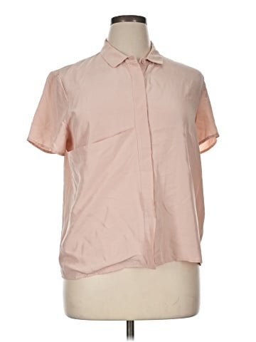 Kate Spade Saturday Short Sleeve Silk Top (view 1)
