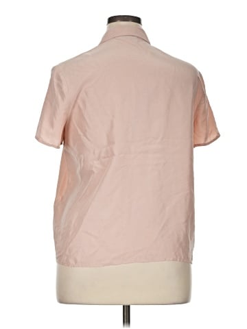 Kate Spade Saturday Short Sleeve Silk Top (view 2)