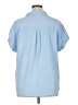 Assorted Brands Blue Short Sleeve Blouse Size XL - photo 2