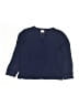 Hanna Andersson Blue Long Sleeve Henley Size 8 - photo 1