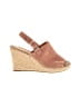 TOMS Pink Tan Wedges Size 8 - photo 1