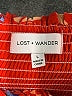 Lost + Wander 100% Rayon Tropical Red Cocktail Dress Size L - photo 4
