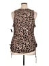 Express 100% Modal Brown Sleeveless Blouse Size XL - photo 2