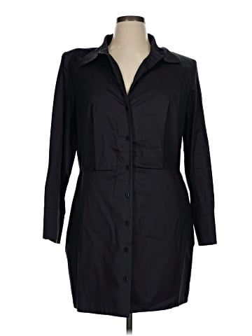 Calvin Klein 3/4 Sleeve Button-Down Shirt (view 1)