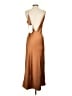 Zara 100% Polyester Brown Cocktail Dress Size XS - photo 2