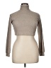 Romwe Gray Long Sleeve Top Size 14 - photo 1