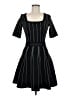 Club Monaco Argyle Black Cocktail Dress Size 6 (estimated) - photo 1