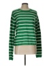 MNG Stripes Green Pullover Sweater Size L - photo 1