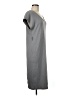 Unbranded Solid Gray Casual Dress Size M - photo 4