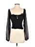 BCBGeneration 100% Polyester Black 3/4 Sleeve Blouse Size XS - photo 1