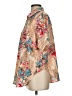 Cupshe 100% Polyester Floral Tan Short Sleeve Blouse Size S - photo 5
