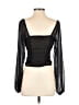 BCBGeneration 100% Polyester Black 3/4 Sleeve Blouse Size XS - photo 2
