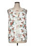 Torrid 100% Polyester Ivory Sleeveless Blouse Size 1X Plus (1) - photo 1