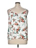 Torrid 100% Polyester Ivory Sleeveless Blouse Size 1X Plus (1) - photo 2