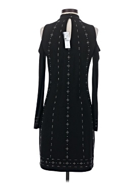 black v cut dress Annita Crepe Halter Midi Dress - Black