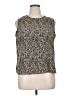Notations 100% Polyester Gold Sleeveless Blouse Size XL - photo 1