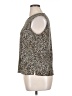 Notations 100% Polyester Gold Sleeveless Blouse Size XL - photo 5