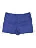Ann Taylor LOFT Solid Blue Shorts Size 16 - photo 2