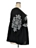 Perfectly Priscilla 100% Polyester Black 3/4 Sleeve Blouse Size 3X - photo 4