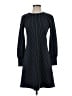 Ann Taylor Chevron-herringbone Blue Casual Dress Size XS - photo 1