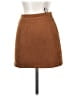 Shein Solid Brown Casual Skirt Size S - photo 1