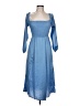 Assorted Brands 100% Polyester Blue Casual Dress Size S - photo 1