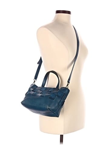Madewell The Basketweave Mini Crossbody Tote in Leather and Suede (view 2)