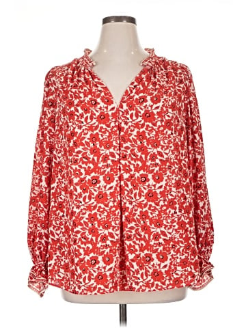 Max Studio Long Sleeve Blouse (view 1)